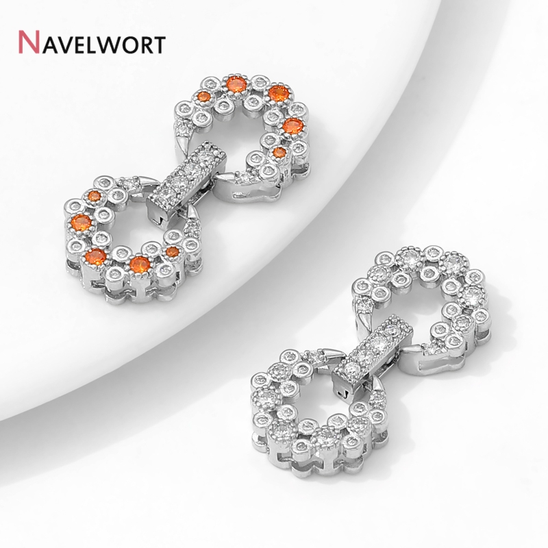 Pearl Necklace - Rhodium Plated Brass Inlaid Zircon Pearl