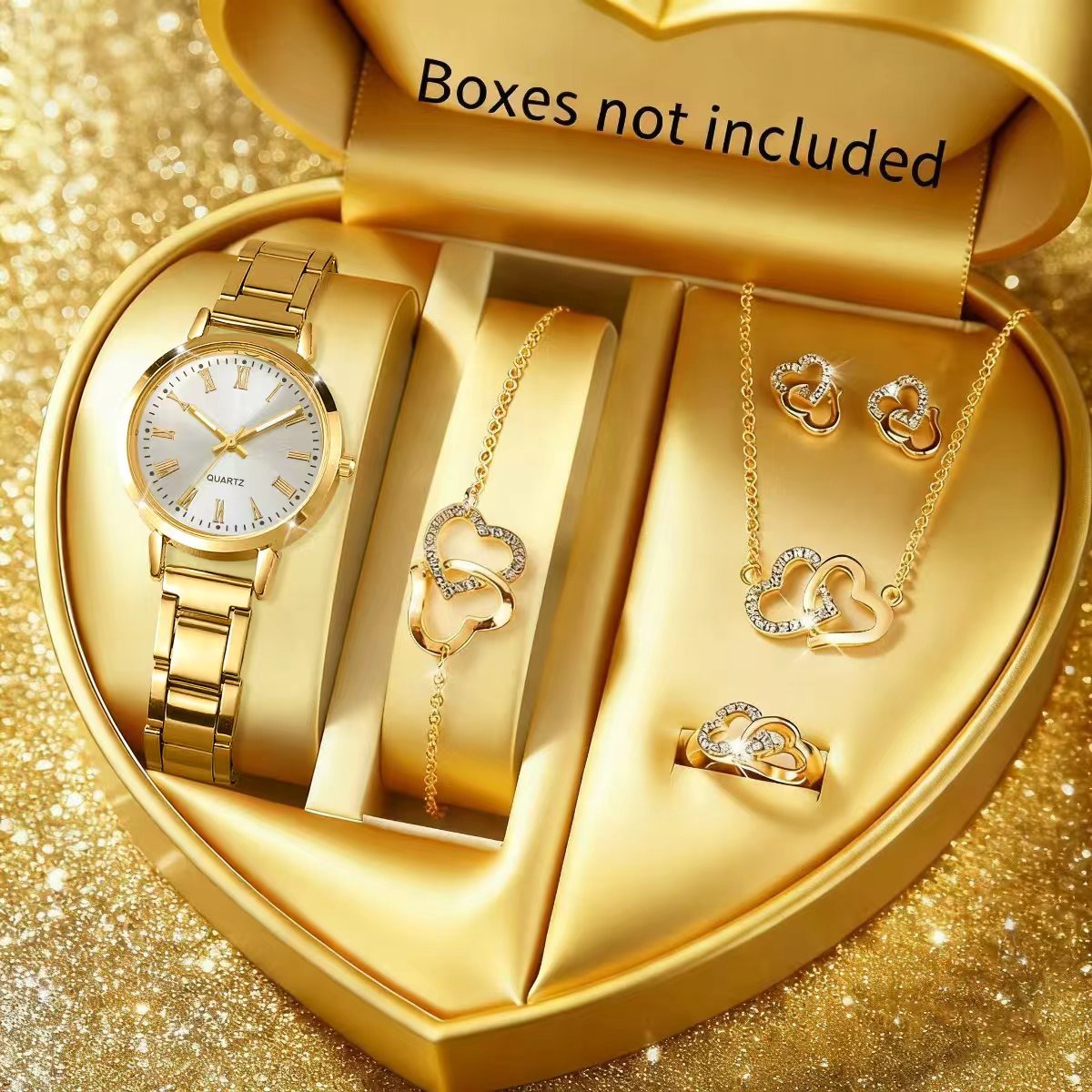 Jewelry Clasp Watches - 6PCS Fashion Women's Quartz Watch Rhinestone