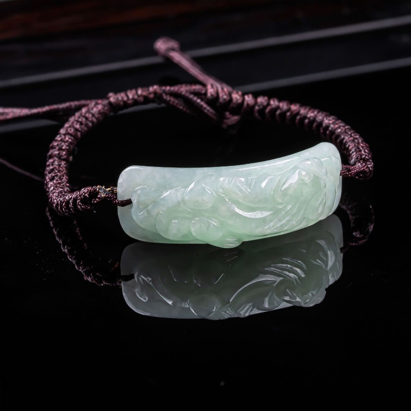Jewelry & Watches Sp Z Oo Opinie - Burmese Jadeite Pixiu Bracelet Carved Hand