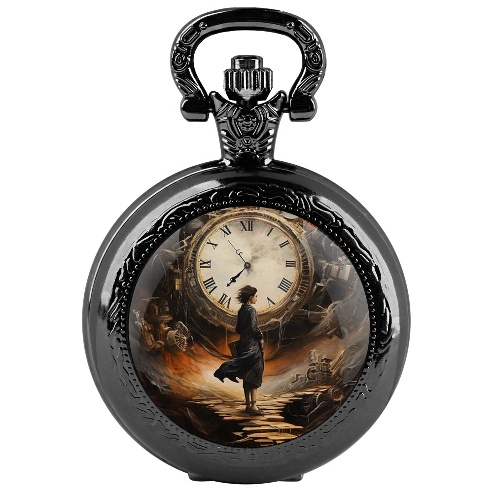 Jewelry Watches For Kids - Unique Steampunk Clock Boys Glass Dome