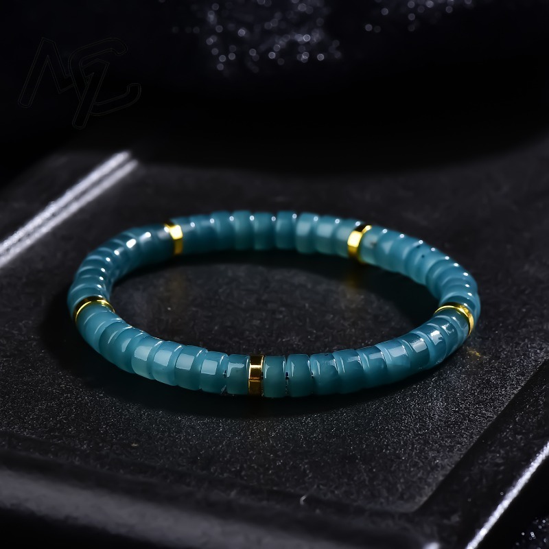 Jewelry & Watches Sp Z Oo Opinie - Natural Jadeite Blue Water Abacus Beads