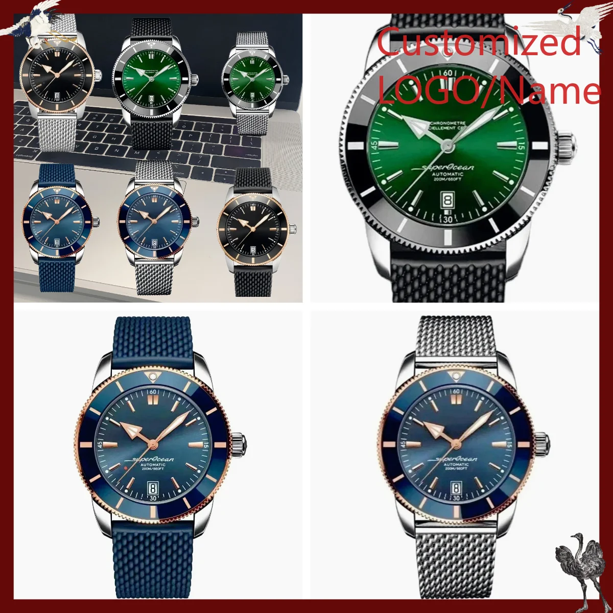Jewelry And Watches - A1212 Store Customized Watches 46mm Sport
