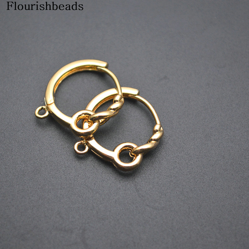 30pc Twisted Round Circle 18K  - Hoop Earrings ulasan dan harga