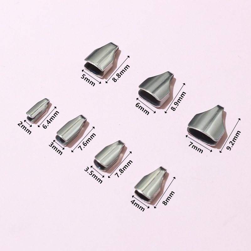 100pcs Stainless Steel 2-7mm F - Charm Bracelet Beads ulasan dan harga