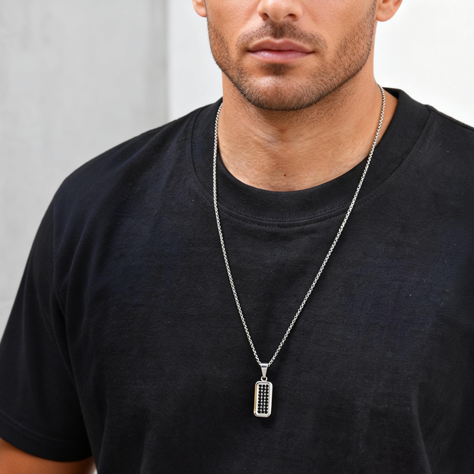 Personalization Dog Tag Neckla - Mens Dog Tag Necklace ulasan dan harga