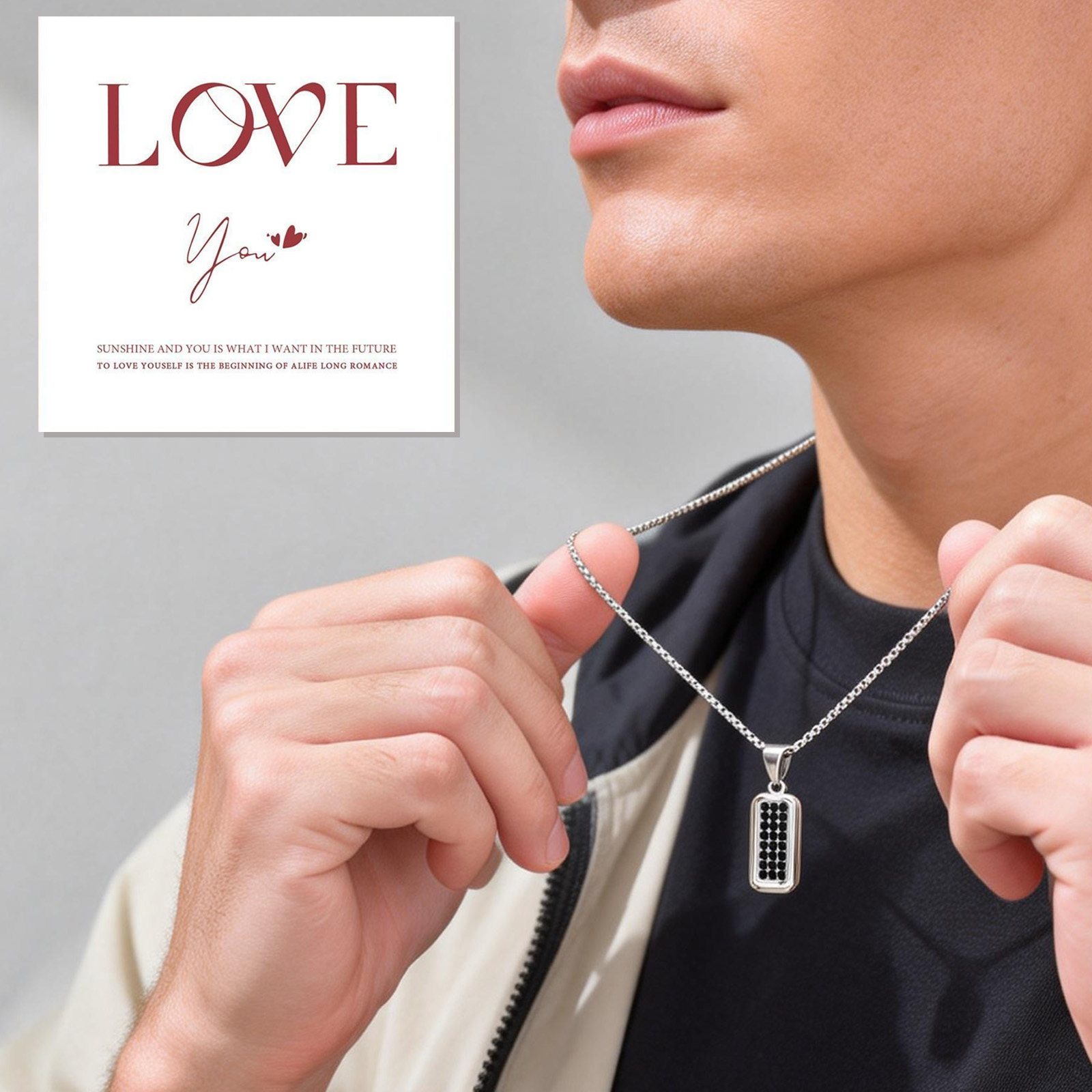 Personalization Dog Tag Neckla - Mens Dog Tag Necklace ulasan dan harga