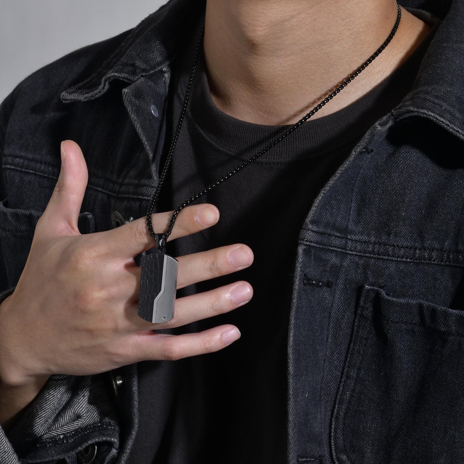 Stylish Mens Pendant Necklace, - Mens Dog Tag Necklace ulasan dan harga