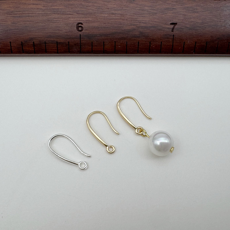 1Pair Solid 925 Sterling Silve - Hoop Earrings ulasan dan harga