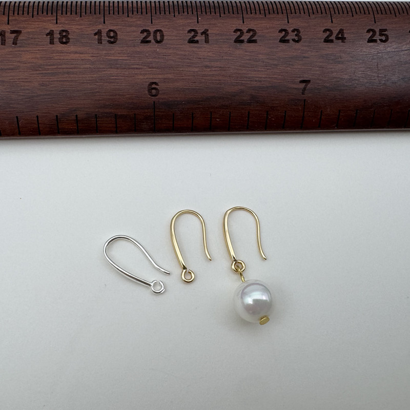 1Pair Solid 925 Sterling Silve - Hoop Earrings ulasan dan harga