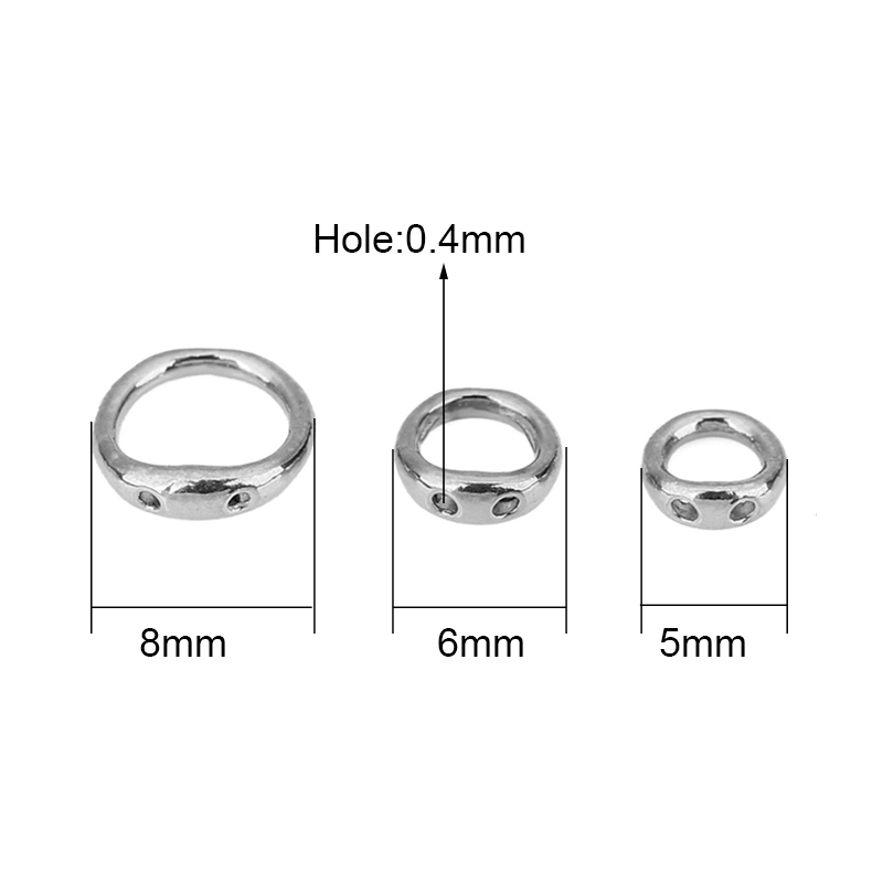 20pcs Stainless Steel Necklace - Charm Bracelet Beads ulasan dan harga