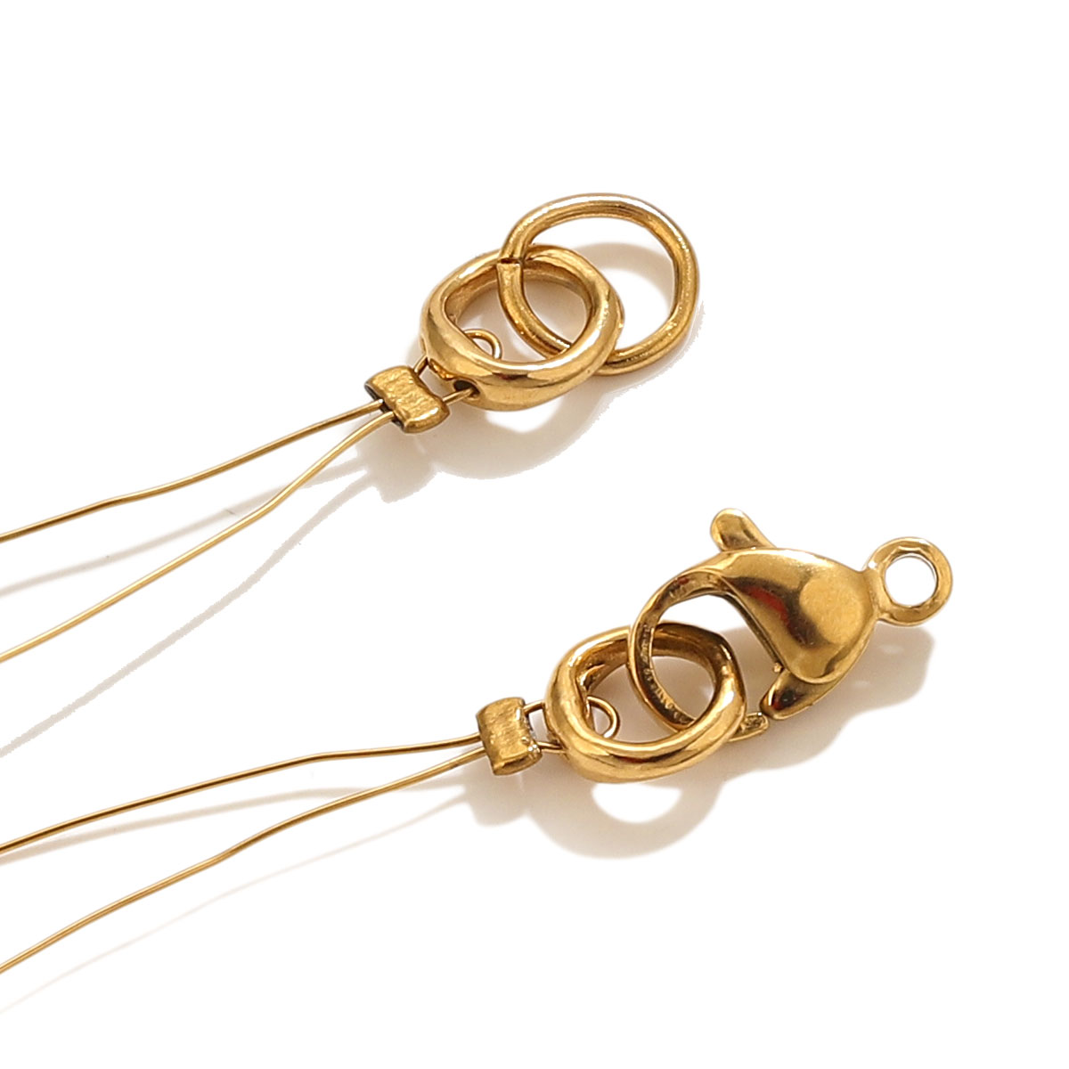 20pcs Stainless Steel Clasps E - Pearl Necklace ulasan dan harga
