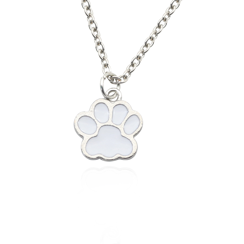 Fashion Dog Paw Cat Footprint  - Mens Dog Tag Necklace ulasan dan harga