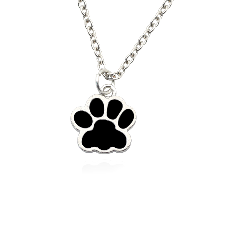 Fashion Dog Paw Cat Footprint  - Mens Dog Tag Necklace ulasan dan harga