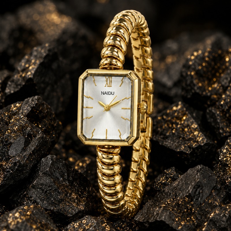 NAIDU Gold Watch for Women Min - Jewelry Clasp Watches ulasan dan harga