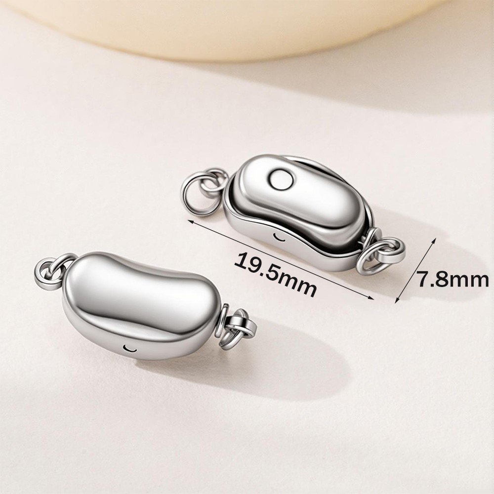 2pcs Stainless Steel Press Buc - Pearl Necklace ulasan dan harga