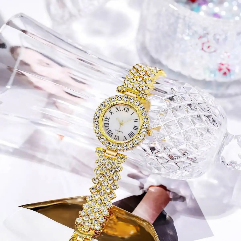 6PCS/Set Luxury Rhinestone Wom - Jewelry Watches For Kids ulasan dan harga