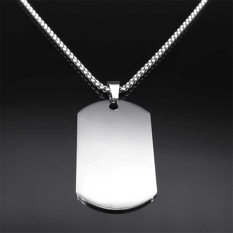 Fear Not for I Am with You Chr - Mens Dog Tag Necklace ulasan dan harga