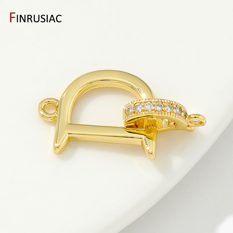 18K Gold Plated Brass Fastener - Charm Bracelet Beads ulasan dan harga