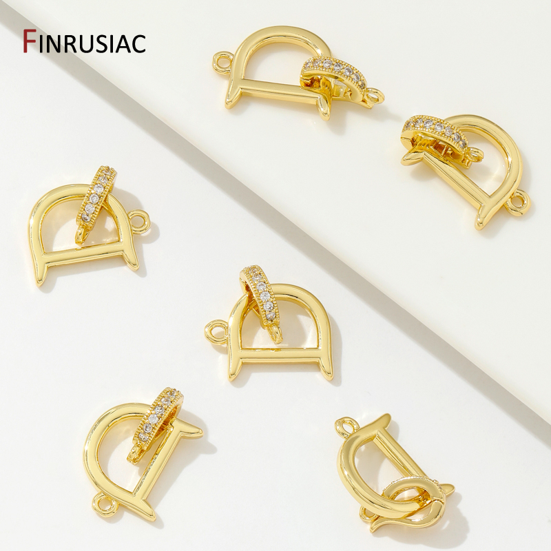 18K Gold Plated Brass Fastener - Charm Bracelet Beads ulasan dan harga
