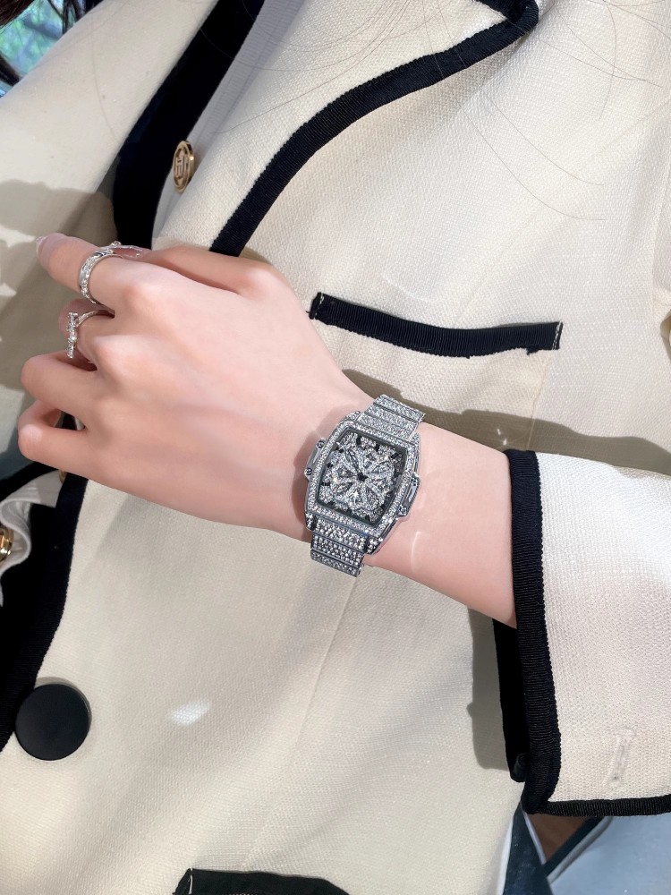 Office Ladies Work Shiny Diamo - Jewelry Clasp Watches ulasan dan harga