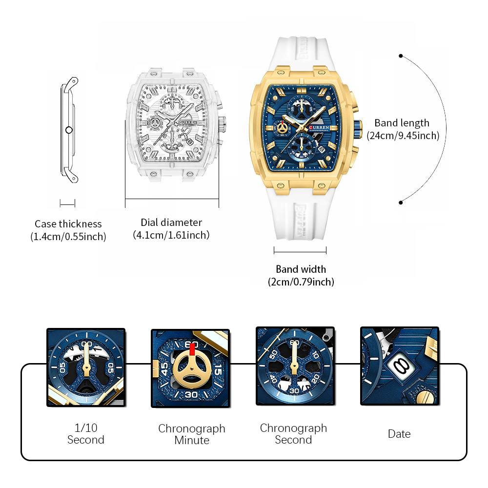 CURREN Luxury Vintage Watch fo - Jewelry And Watches ulasan dan harga