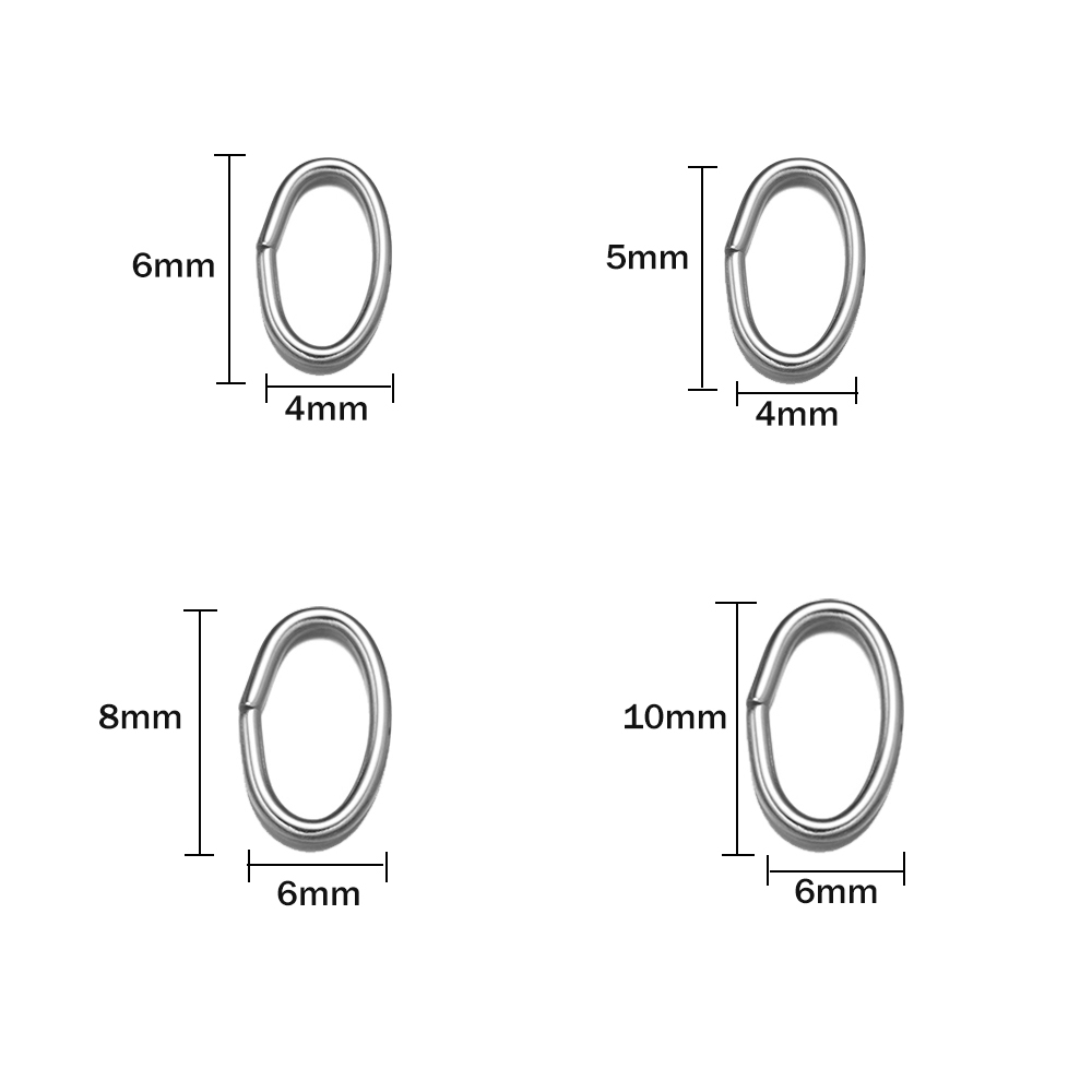 50pcs 3 Colors Stainless Steel - Hoop Earrings ulasan dan harga