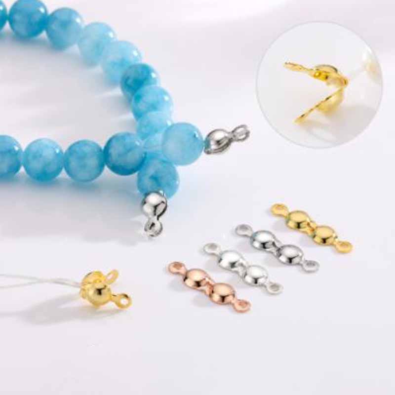 4pcs Genuine Real Pure Solid 9 - Charm Bracelet Beads ulasan dan harga