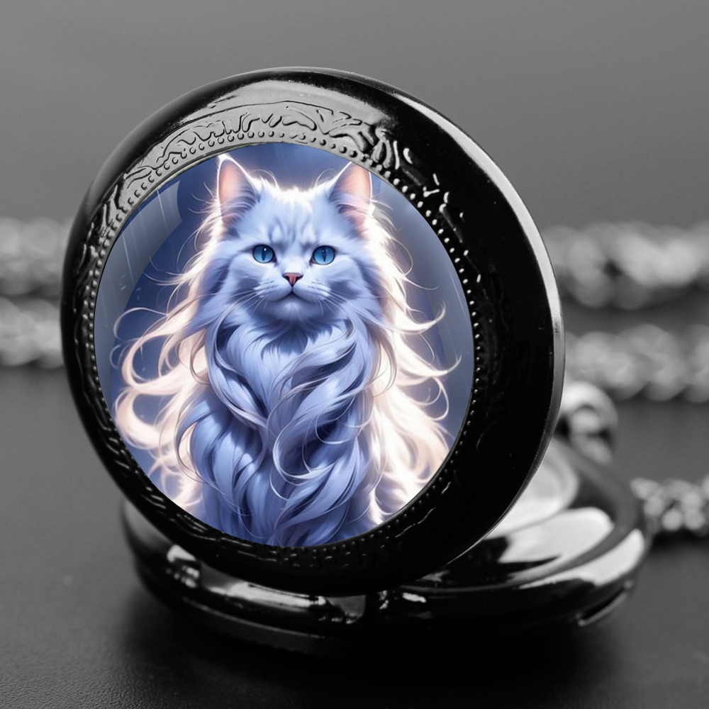 Cute Cartoon Cat Design Quartz - Jewelry Watches For Kids ulasan dan harga