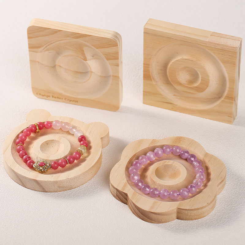1Pc DIY Natural Wooden Beading - Charm Bracelet Beads ulasan dan harga