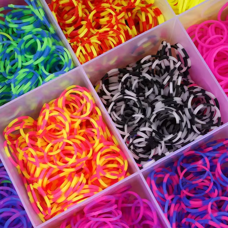 4800 Loom Bands Kit, Rubber Ba - Charm Bracelet Beads ulasan dan harga