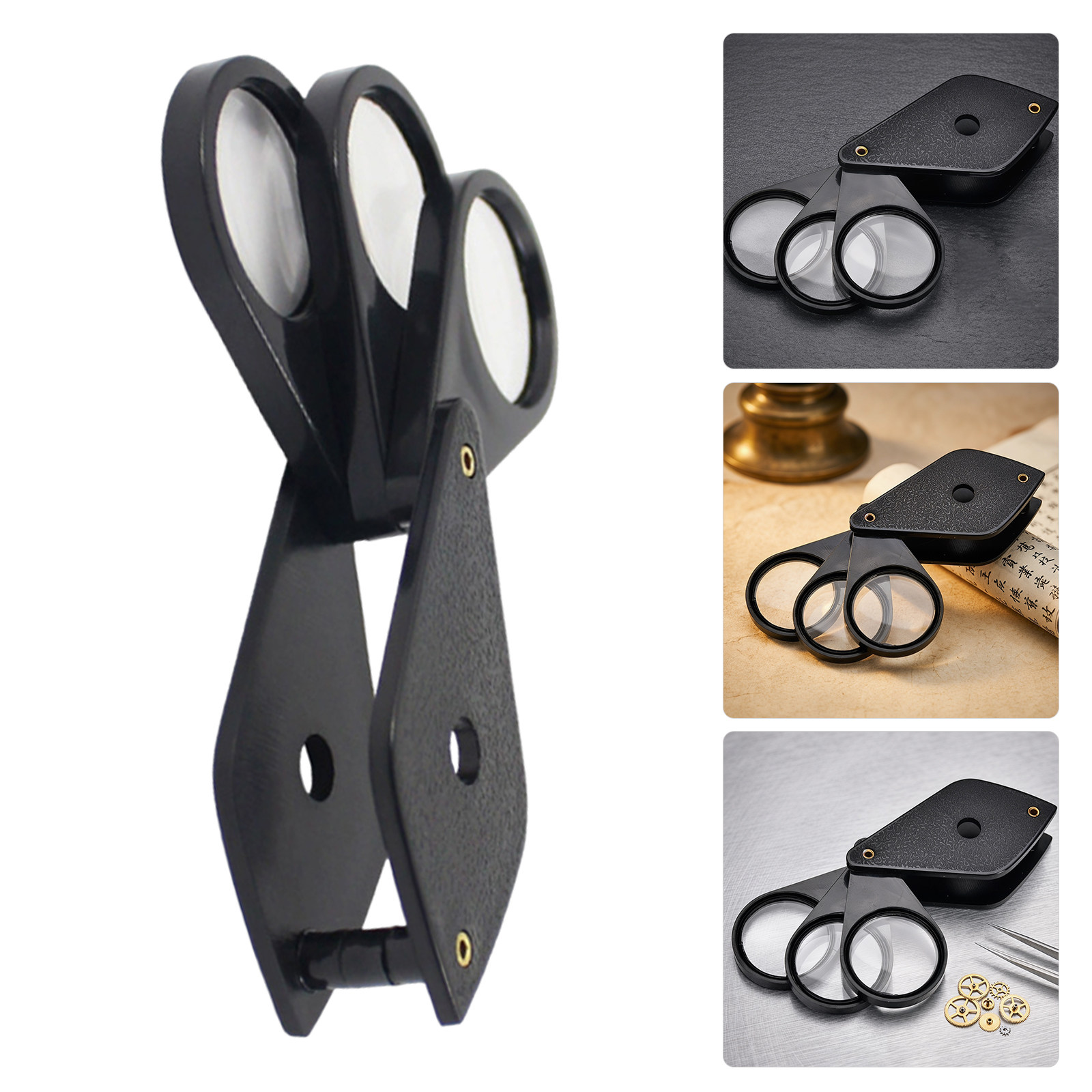 3Pcs 3 Lens Jewelry Magnifier  - Collectors Coins Jewelry & Watches Of Smithtown Reviews ulasan dan harga
