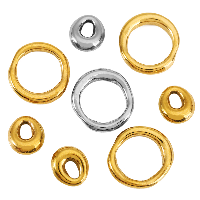 5pcs Stainless Steel Vintage A - Hoop Earrings ulasan dan harga