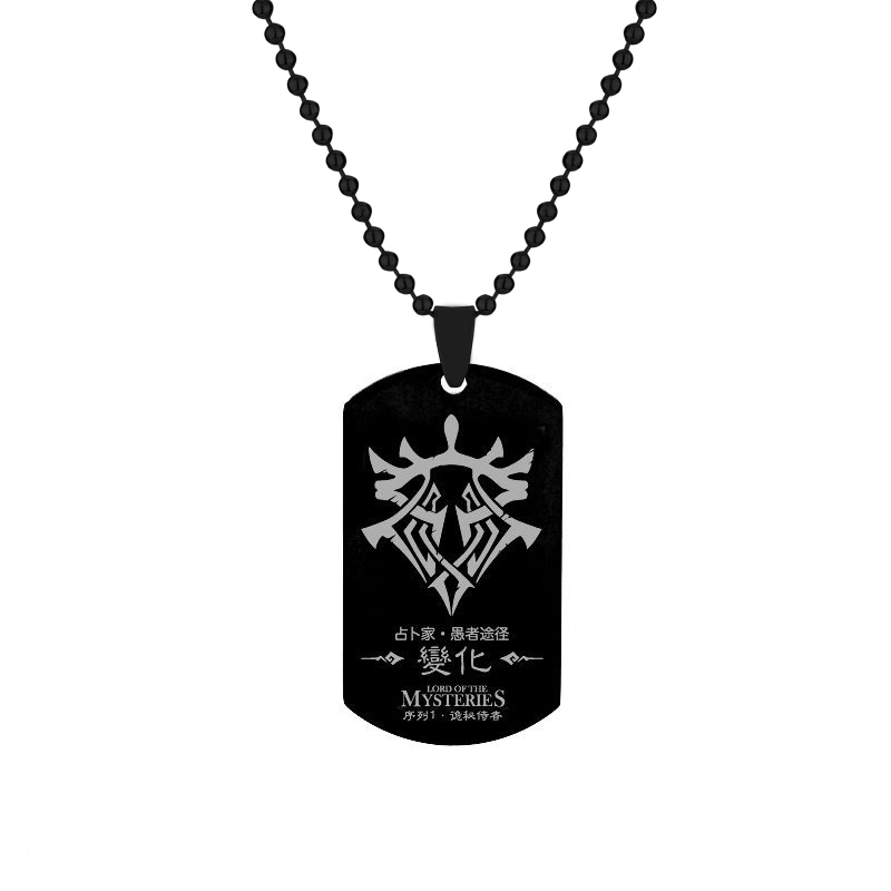 Anime Lord of the Mysteries Ne - Mens Dog Tag Necklace ulasan dan harga