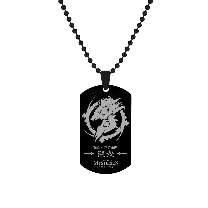 Anime Lord of the Mysteries Ne - Mens Dog Tag Necklace ulasan dan harga