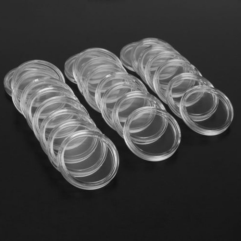100 Clear Round Coin Holders 3 - Collectors Coins Jewelry & Watches Of Smithtown Reviews ulasan dan harga