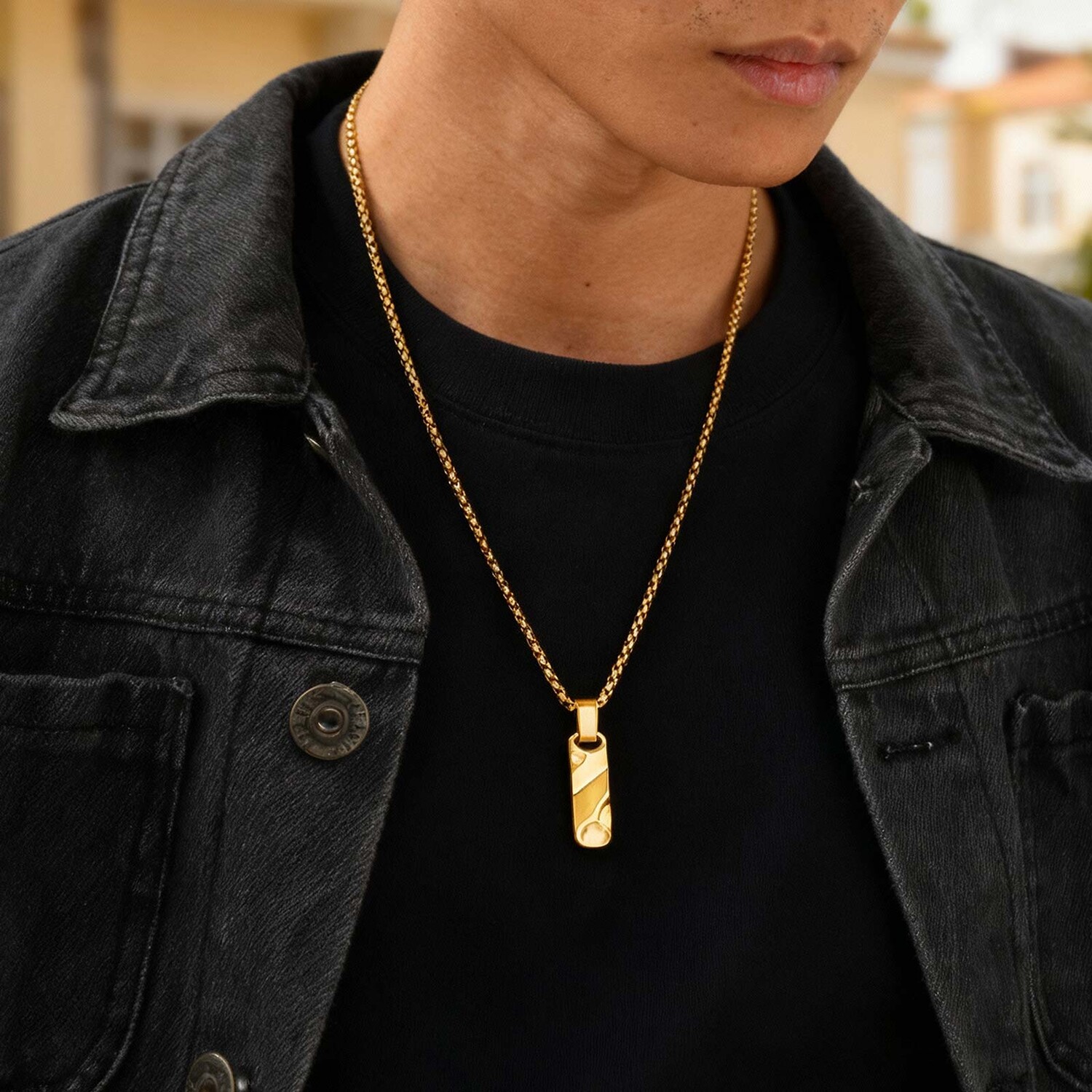 Small Dogtag Pendant Necklaces - Mens Dog Tag Necklace ulasan dan harga