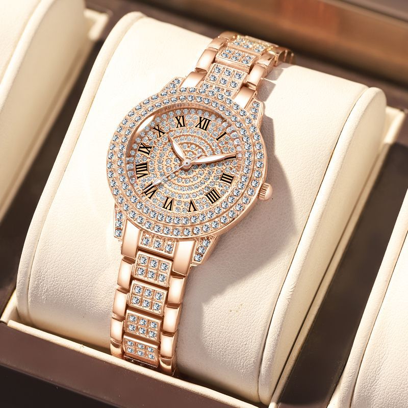 Diamond Roman Pattern Women Qu - Jewelry Watches For Kids ulasan dan harga