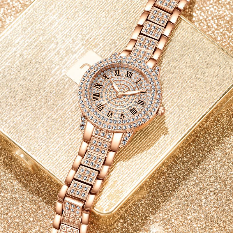 Diamond Roman Pattern Women Qu - Jewelry Watches For Kids ulasan dan harga