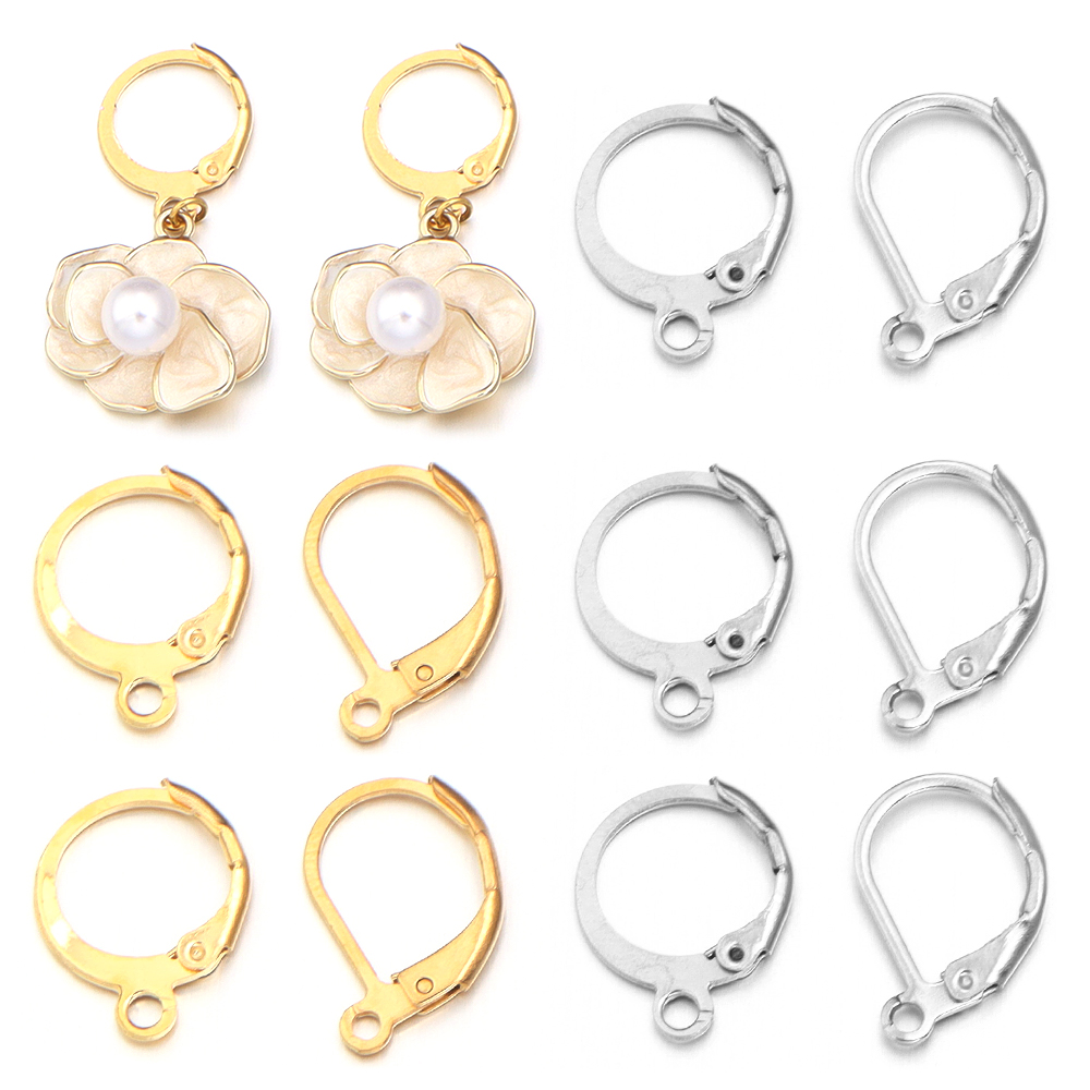 20pcs/lot Stainless Steel Ear  - Hoop Earrings ulasan dan harga