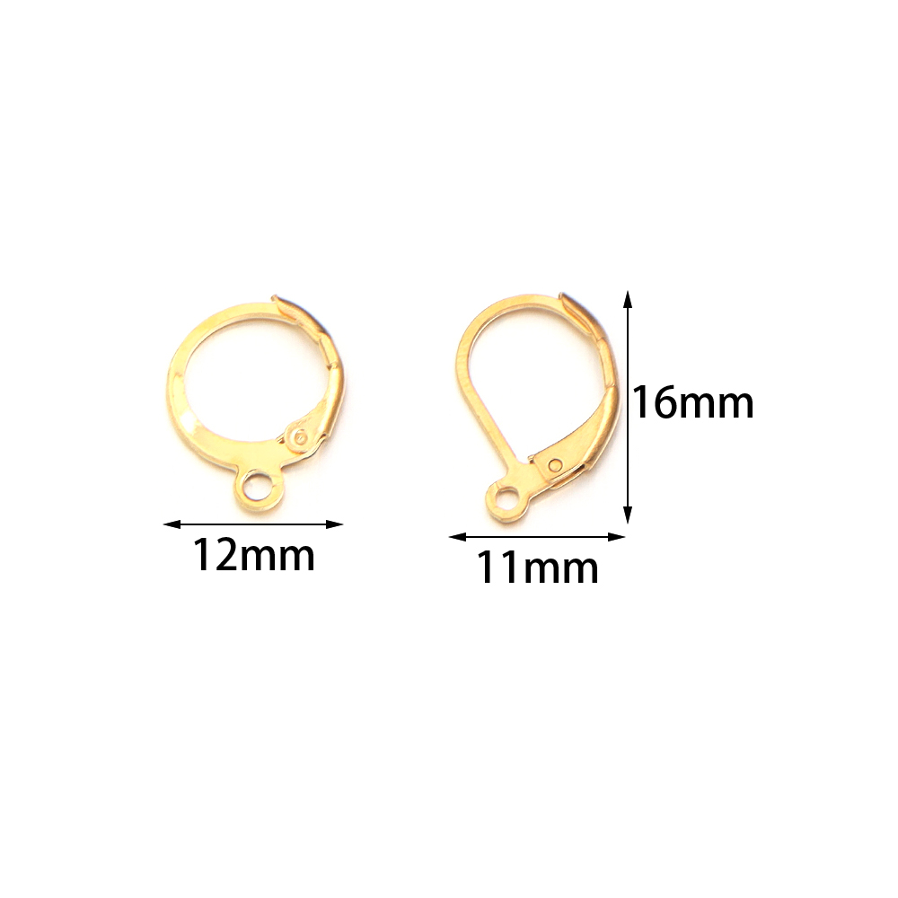 20pcs/lot Stainless Steel Ear  - Hoop Earrings ulasan dan harga