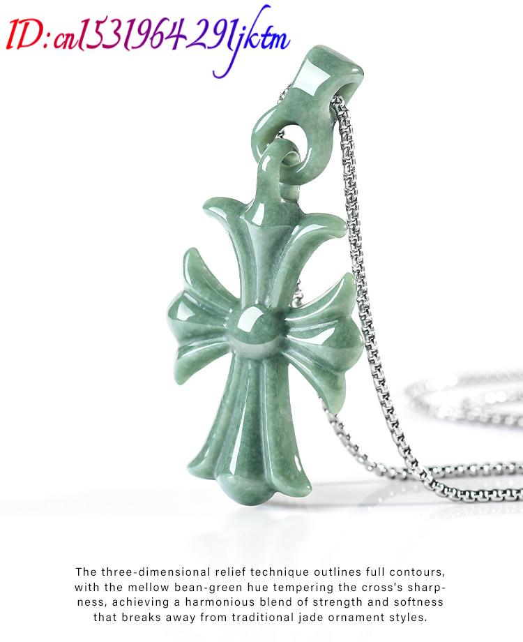 Natural Burmese Jadeite Cross  - Jewelry & Watches Sp Z Oo Opinie ulasan dan harga