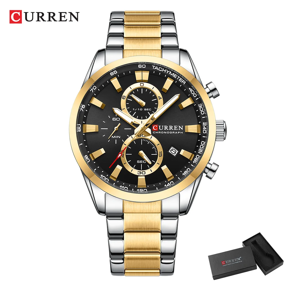 CURREN Casual Quartz Chrono Sp - Jewelry And Watches ulasan dan harga
