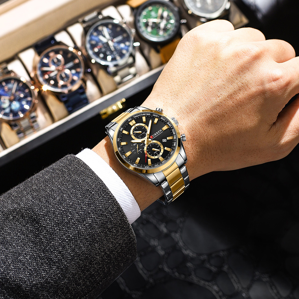 CURREN Casual Quartz Chrono Sp - Jewelry And Watches ulasan dan harga