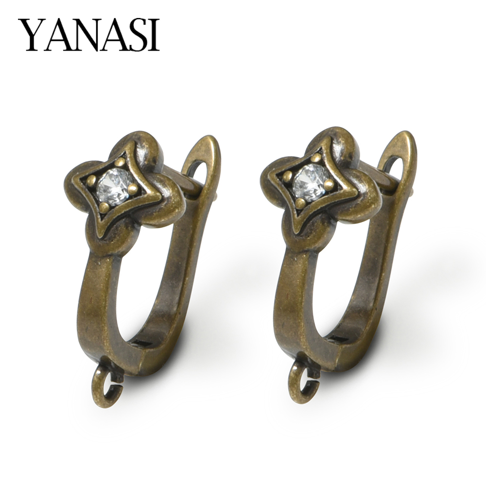 NEW 1 Pair Antique Bronze Bras - Hoop Earrings ulasan dan harga