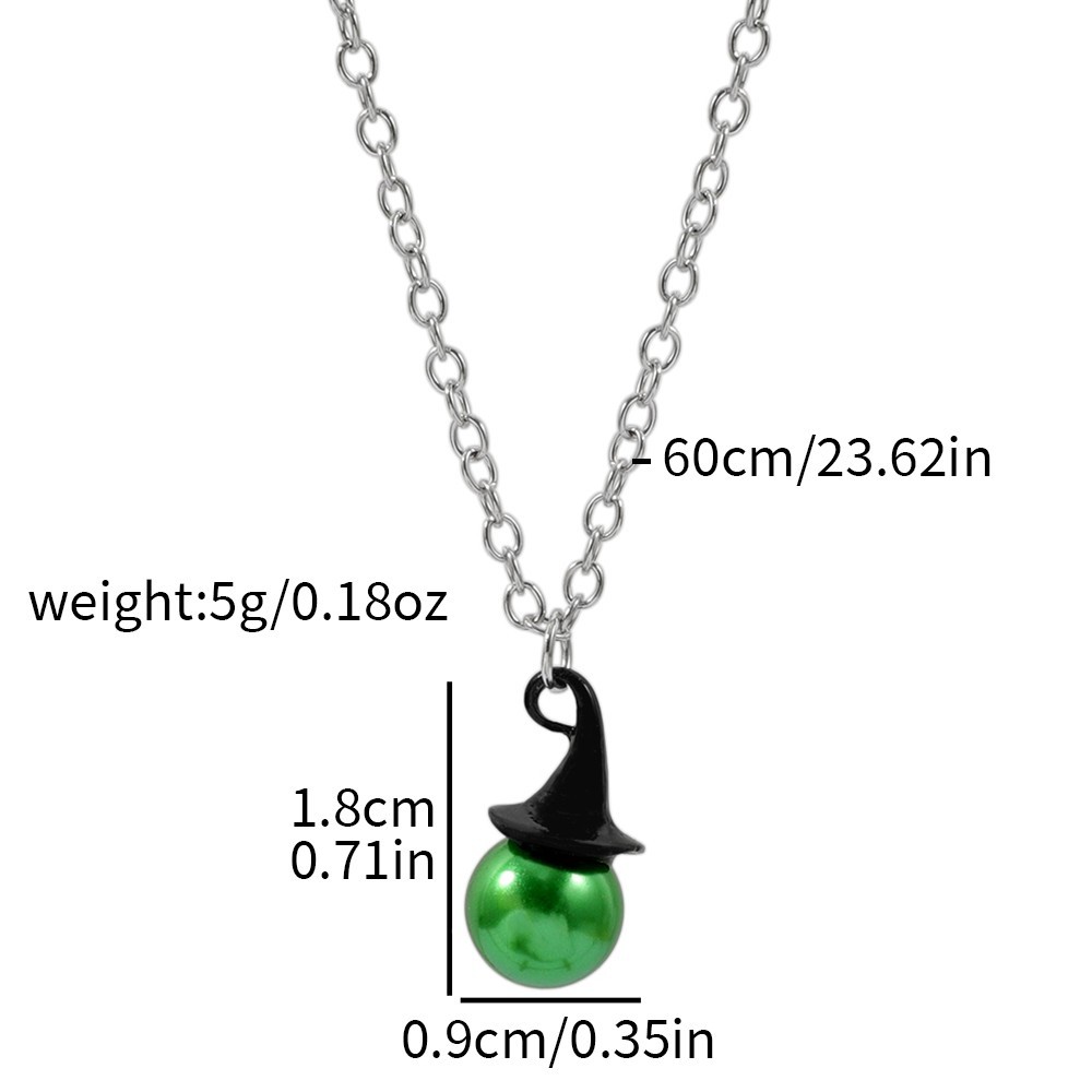 Wicked Inspired Witch Hat & Cr - Pearl Necklace ulasan dan harga