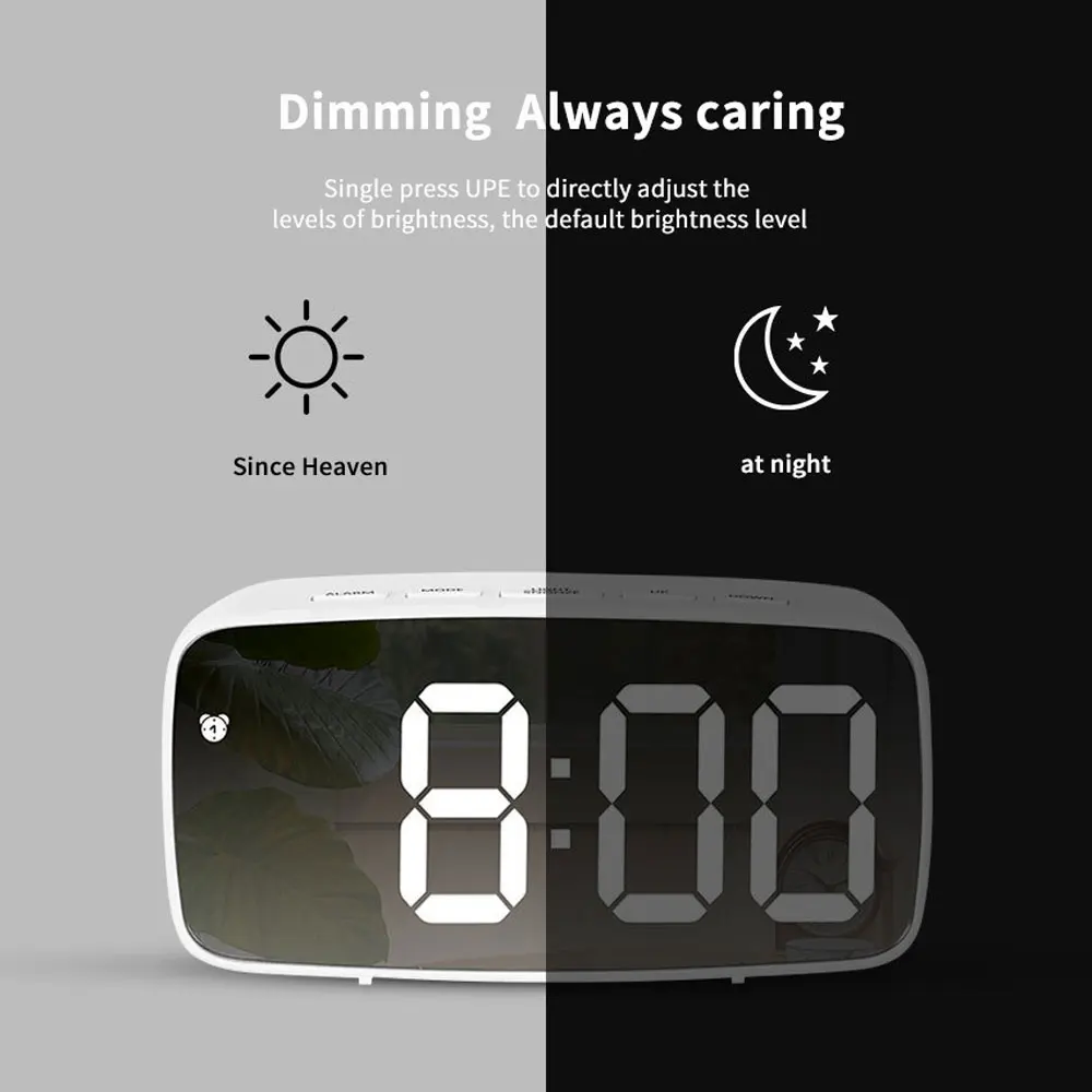 Acrylic Mirror Alarm Clock Ele - Moments Watches & Jewelry Burlington Reviews ulasan dan harga