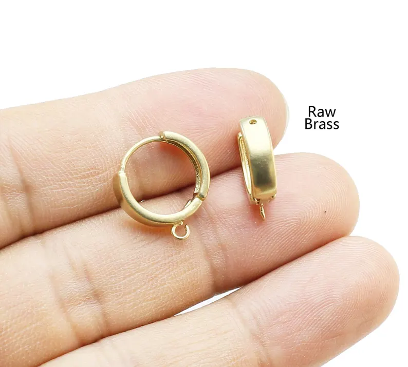 10pcs Round Earring Hoops, Hug - Hoop Earrings ulasan dan harga