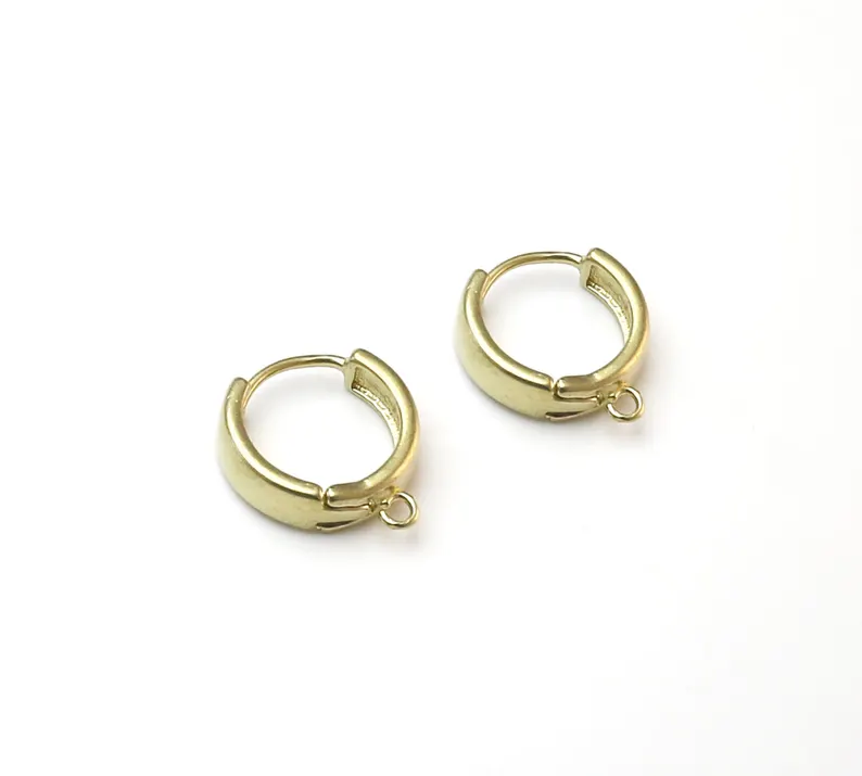 10pcs Round Earring Hoops, Hug - Hoop Earrings ulasan dan harga