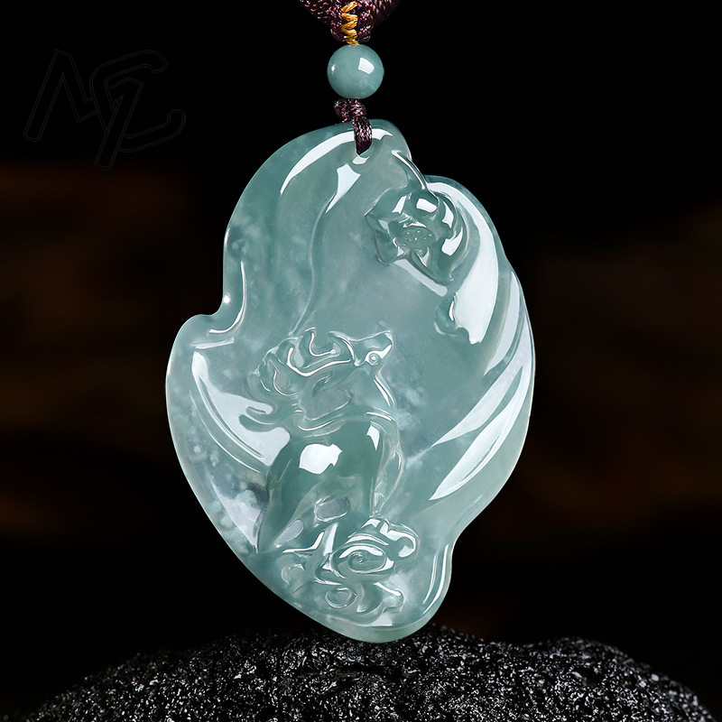 Real Natural Emerald Jade Blue - Jewelry & Watches Sp Z Oo Opinie ulasan dan harga