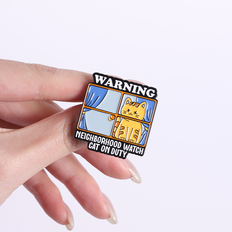 Orange Cat Fan Club Enamel Pin - Jewelry Watches For Kids ulasan dan harga
